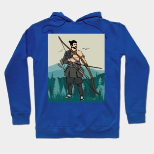 Archery With A Bow And Arrow Hoodie